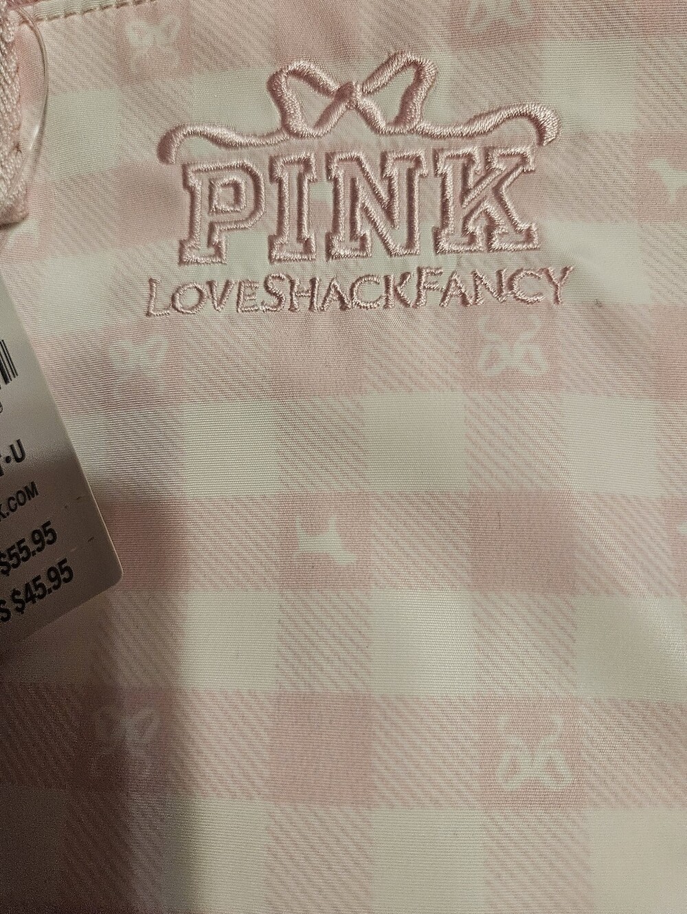 NWT VS PINK X LIVESHACKFANCY MINI TOTE BAG - Picture 9 of 10